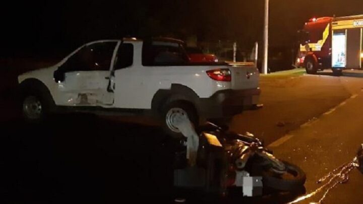 Homem morre após acidente entre carro e moto em Cocal do Sul
