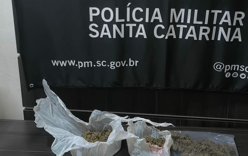 Homem é preso com “Camarão” de maconha no Oeste de SC