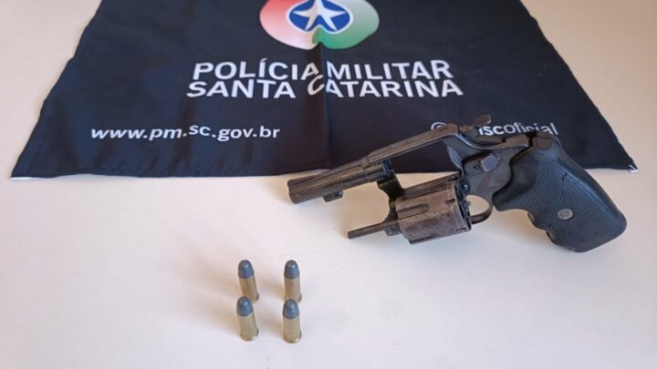 Masculino de 22 anos é detido em transporte urbano com porte ilegal de arma de fogo