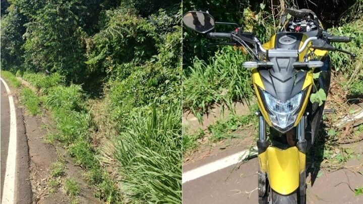 Saída de pista na SC-283 causa morte de motociclista de 22 anos