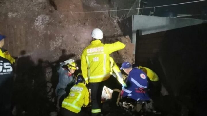 Homem arrisca a própria vida para salvar cachorro e é soterrado em Joaçaba