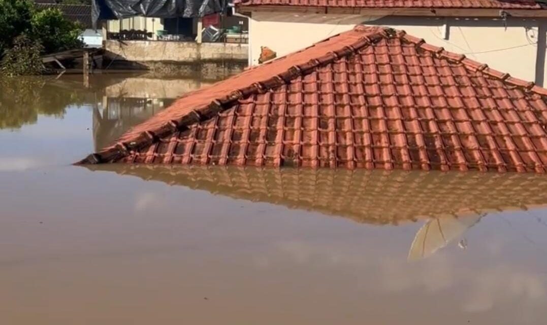 Imagens impressionantes mostram estragos e alagamentos em Taió