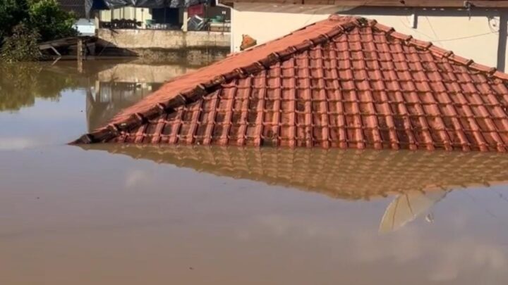 Imagens impressionantes mostram estragos e alagamentos em Taió