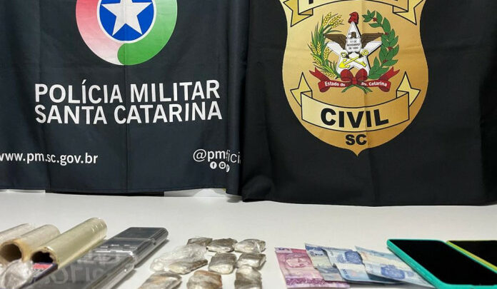 Ação prende dois homens por tráfico de drogas no Município de Seara