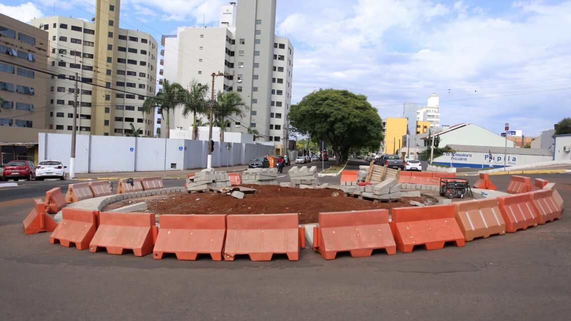 Rotatória da Getúlio próxima ao cemitério será definitiva