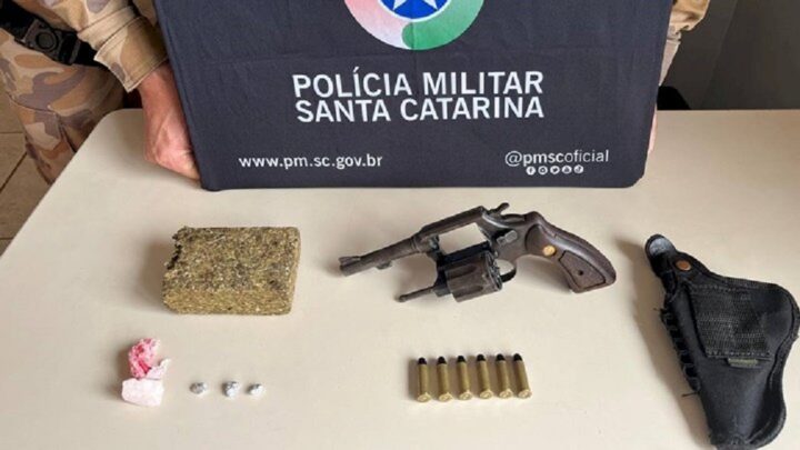 Três armas de fogo são apreendidas em Chapecó