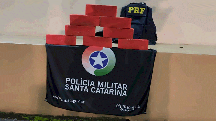 Operação conjunta resulta na apreensão de 5,5 kg de maconha em Concórdia