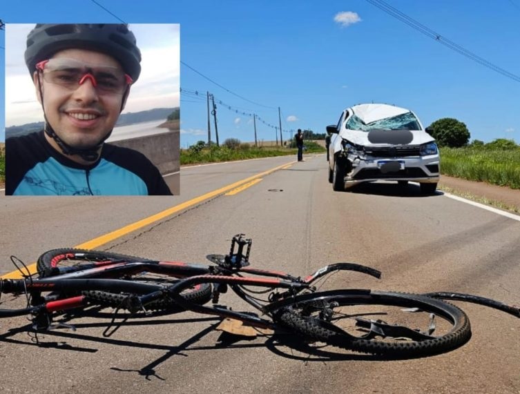 Ciclista morre após colisão com veículo no interior de Zortéa