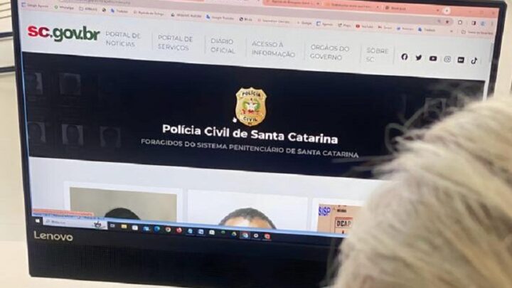 Polícia Civil lança portal com imagens dos criminosos mais procurados de SC