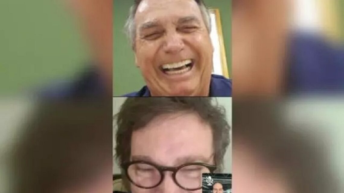 Bolsonaro conversa com Milei por telefone e diz que foi convidado para a posse