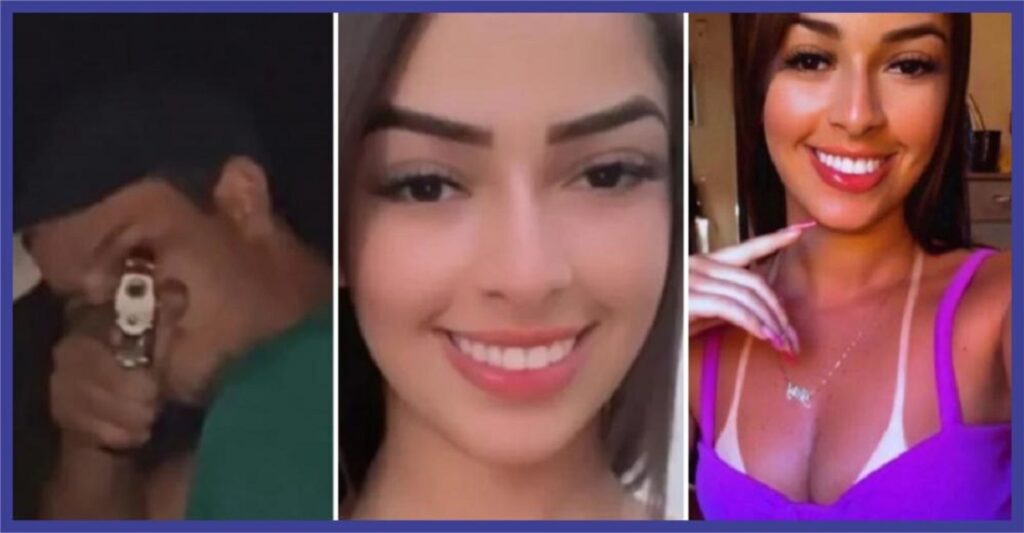 Vídeo: jovem filma momento que é atingida por tiro disparado pelo namorado Vídeo: jovem filma momento que é atingida por tiro disparado pelo namorado
