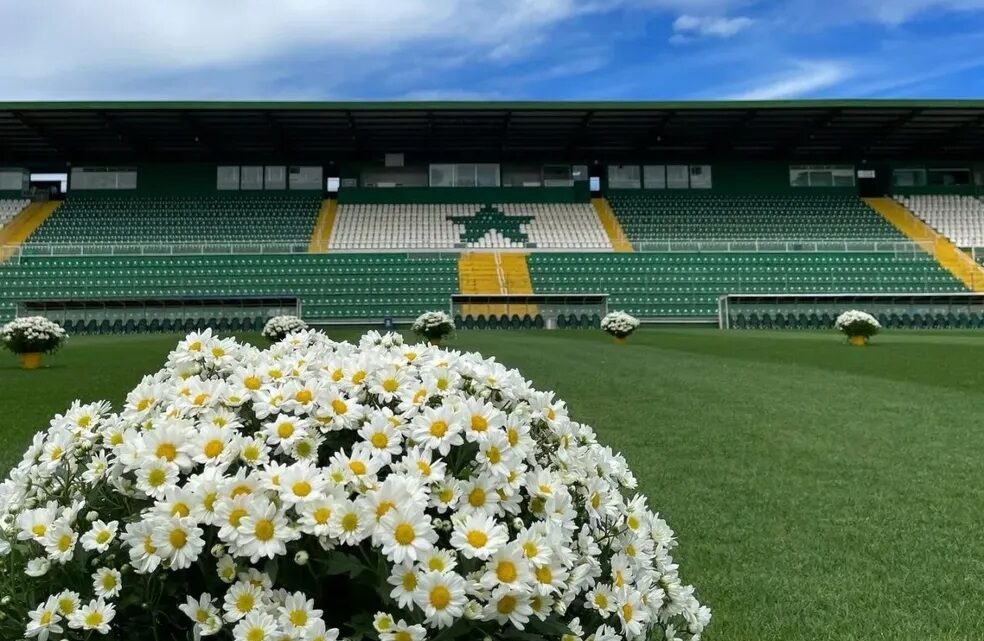 Flores na Arena Condá e torcedores homenageiam vítimas do acidente aéreo da Chapecoense