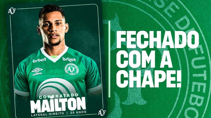 Fechado com a Chape: o lateral-direito Maílton está de volta ao Verdão