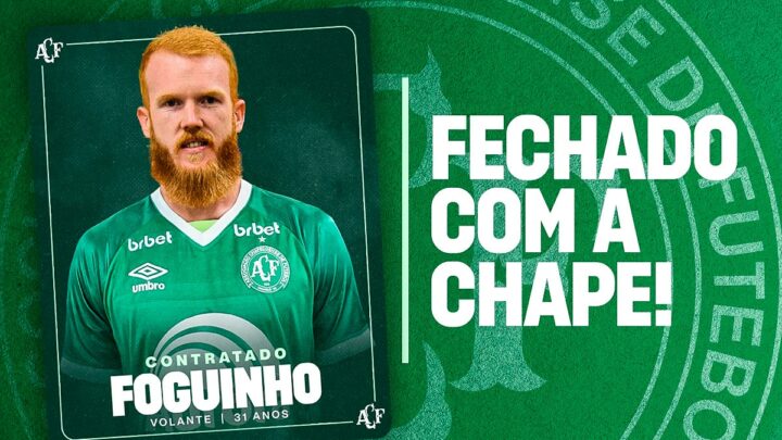 Volante Foguinho é o novo reforço da Chapecoense