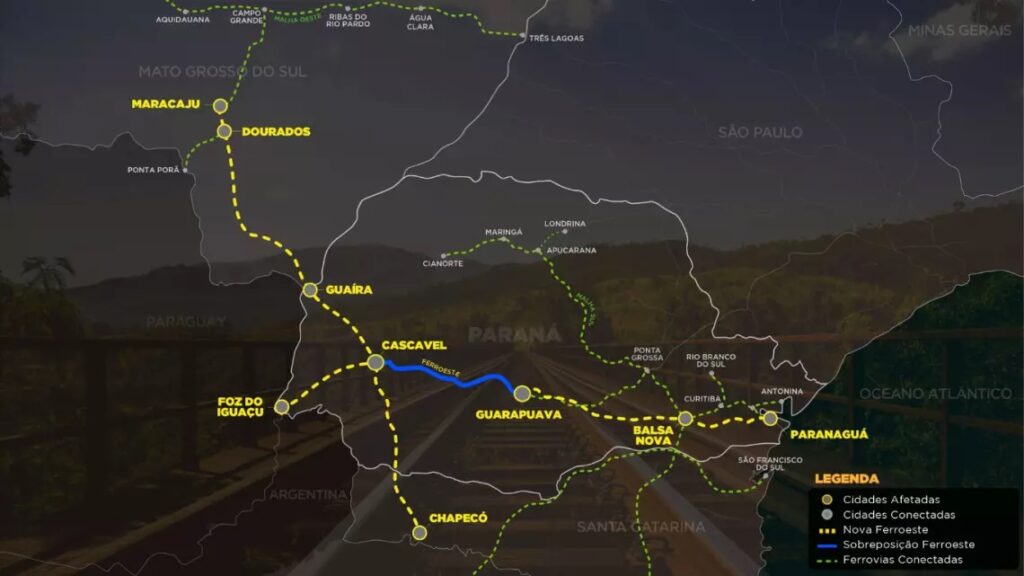 Governador apresenta Nova Ferroeste a catarinenses que estão investindo no Paraná