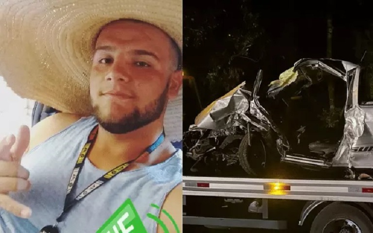 Jovem de 24 anos morre em grave acidente na BR-282 em Joaçaba