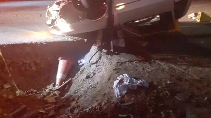 Grave acidente deixa duas pessoas feridas em Dionísio Cerqueira