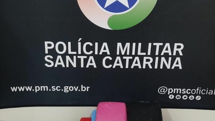 Polícia Militar apreende 12 kg de crack avaliada em R$ 165 mil em Videira