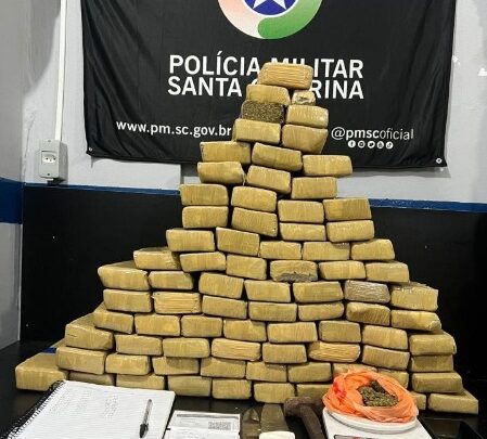Quatro pessoas são detidas com mais de 80 kg de crack em SC