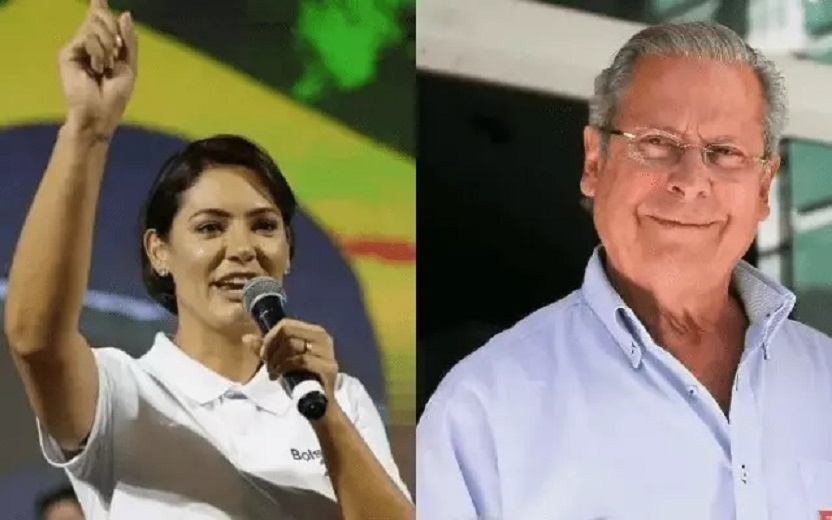 Veja o que José Dirceu disse sobre Michelle Bolsonaro como candidata à Presidência em 2026