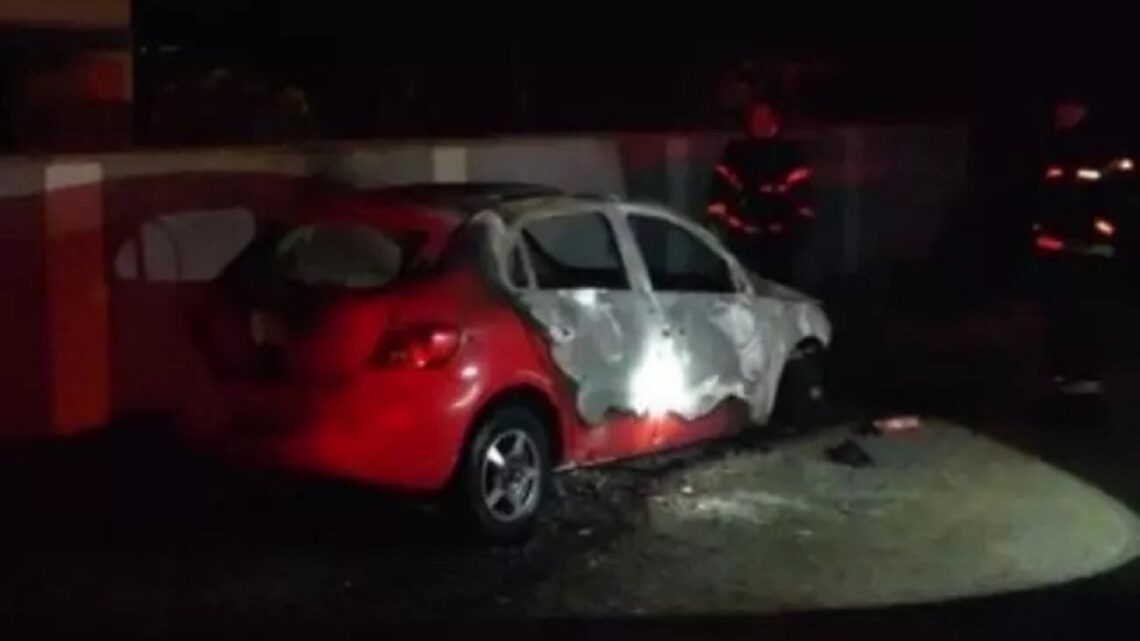 Homem tem carro incendiado em SC, ex é a principal suspeita