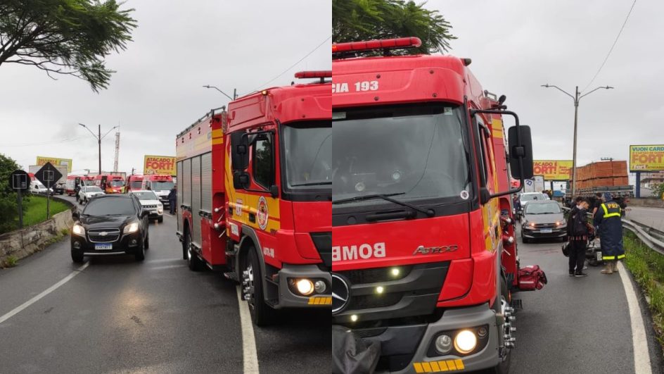 Grave colisão envolvendo quatro motos deixa uma pessoa morta na BR-282