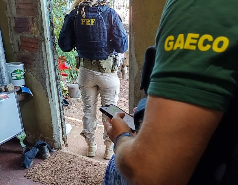 PRF participa de operação do GAECO contra organização criminosa no Oeste de SC