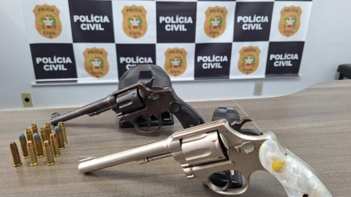 Polícia Civil cumpre mandados e apreende armas de fogo e munições em Campo Êre