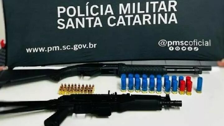 Mulher chama a polícia e diz ter sido ameaçada por homem armado em Xaxim