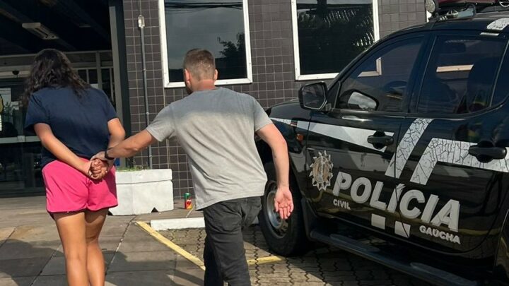 Mãe é presa pela Polícia Civil após tentar matar filha de 2 anos asfixiada com gás de cozinha no RS