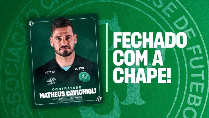 Chapecoense contrata o goleiro Matheus Cavichioli