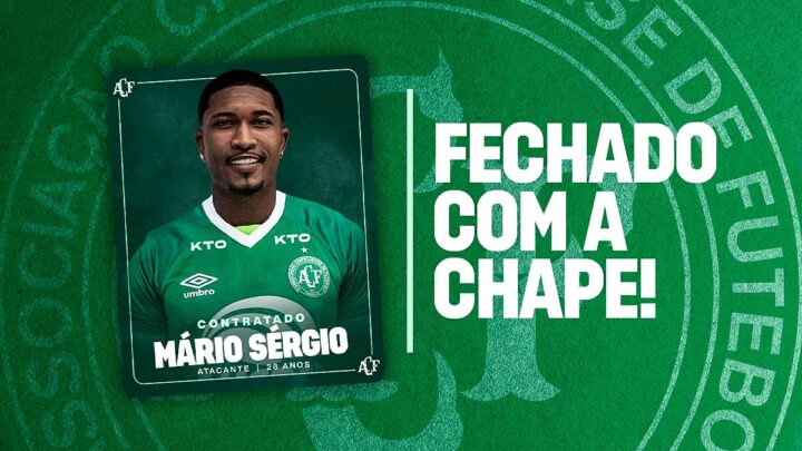 Em buscas de reforços, Chape acerta com atacante Mário Sérgio