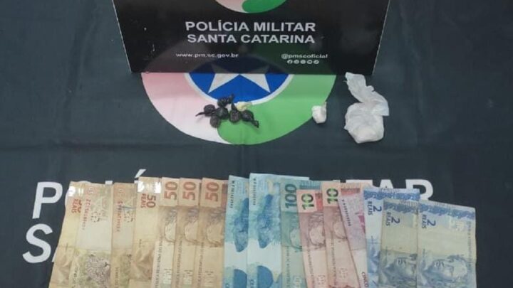 Polícia Militar prende casal por tráfico de drogas no município de Itá
