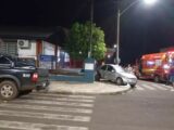 Acidente entre dois carros deixa três mulheres feridas em Cunha Porã