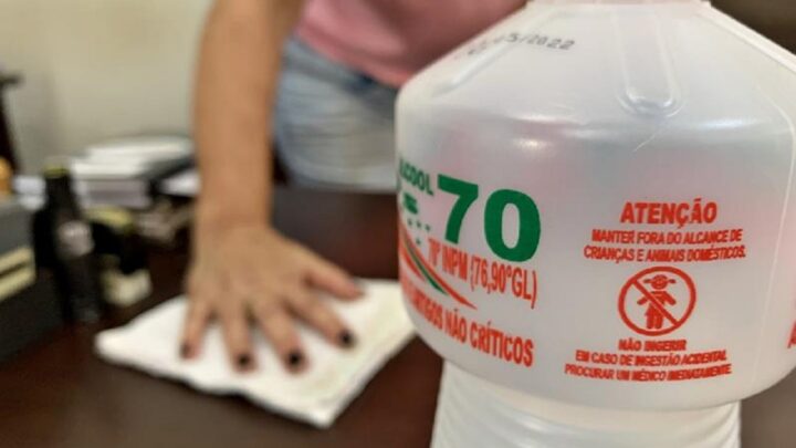 Álcool 70% terá venda proibida a partir da próxima terça-feira