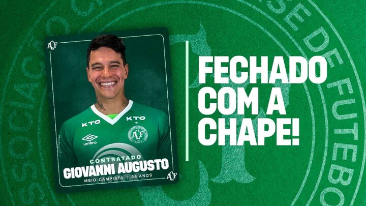 Meio Campista Giovanni Augusto é o novo reforço do Verdão