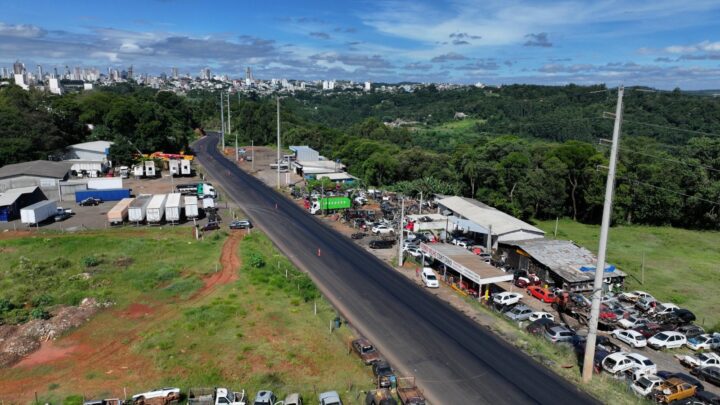 Revitalização do trecho 1 do Contorno Viário Oeste chega a 75%