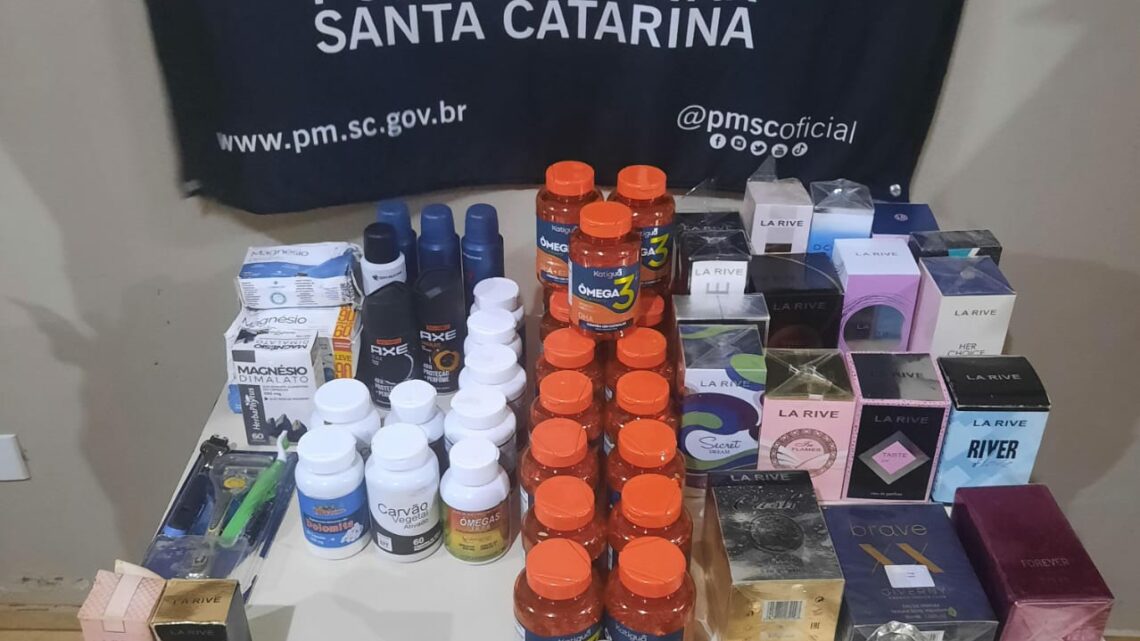 Produtos avaliados em R$ 5 mil são furtados de estabelecimentos em Maravilha