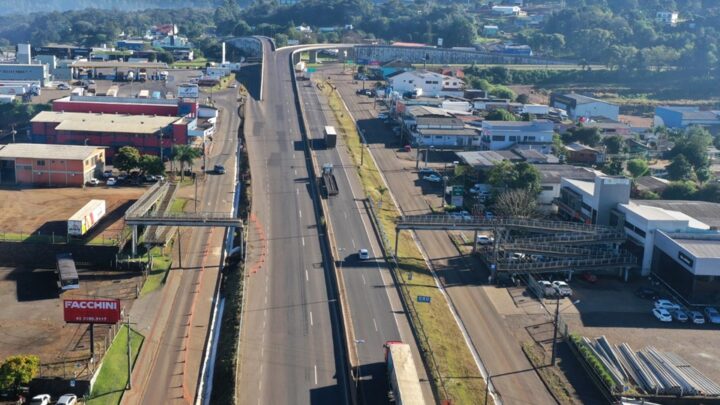 DNIT inicia obra de reabilitação da passarela de pedestres na BR-480/SC, em Chapecó