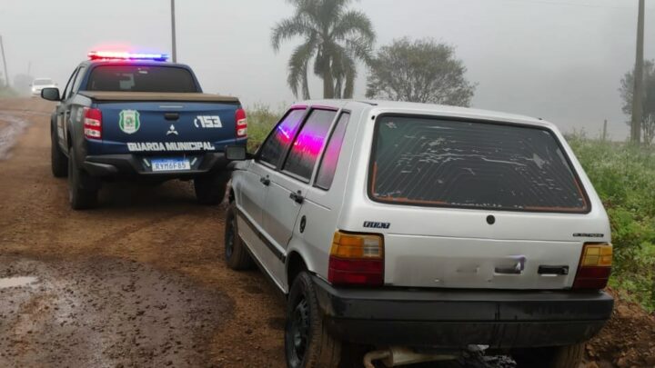 Guarda Municipal de Chapecó recupera veículo furtado no interior