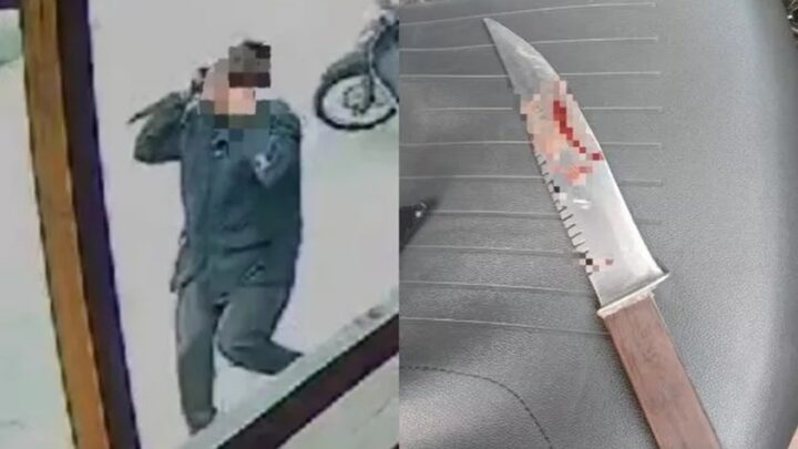 Após tentar esfaquear homem em bar, suspeito ataca a polícia e acaba morto em SC