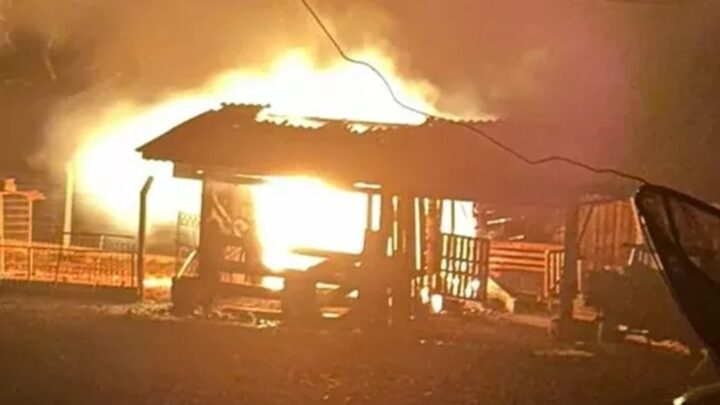 Incêndio destrói depósito de cereais e garagem no Meio-Oeste de SC