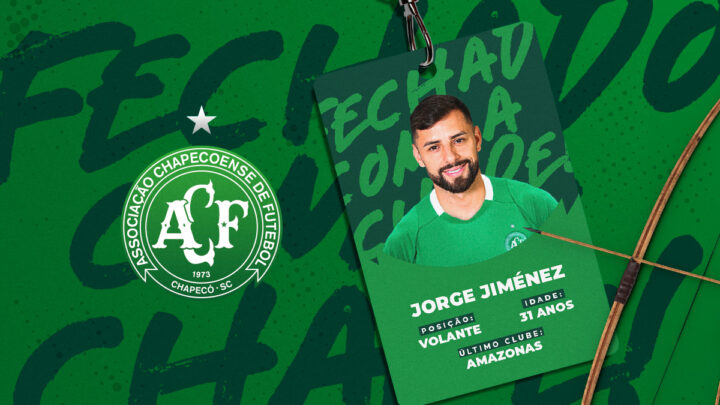Volante Jorge Jiménez é o novo reforço do Verdão