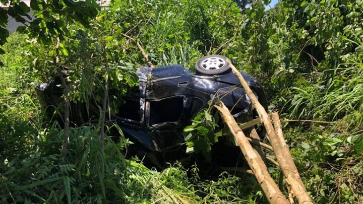 Motorista sofre fratura após saída de pista em Urussanga