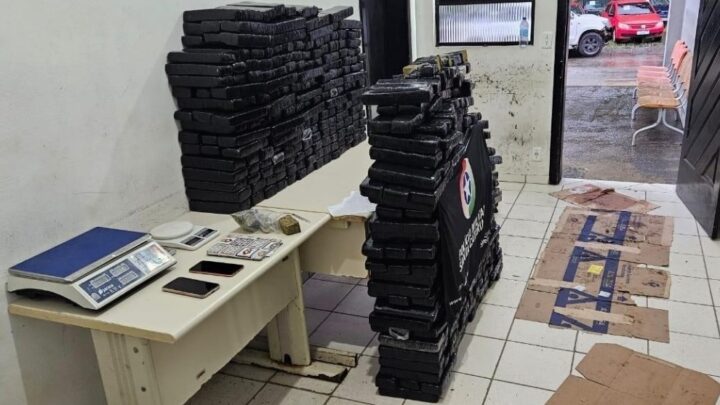 Maconha na varanda de casa leva PM a apreender mais de 380 kg da droga