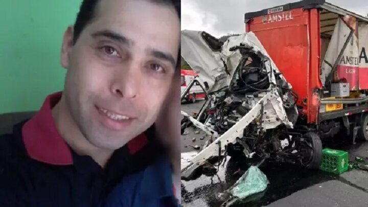 Motorista morre após ser arremessado em acidente com quatro veículos na SC-416