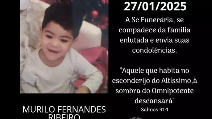Criança de 2 anos desaparece e é encontrada morta em lagoa de SC