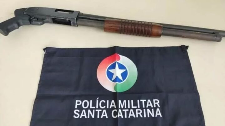 Espingarda escondida em carrinho de bebê é apreendida em SC