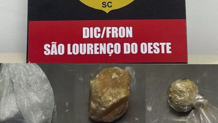 Homem realiza entrega de drogas na presença dos filhos e acaba preso em SC