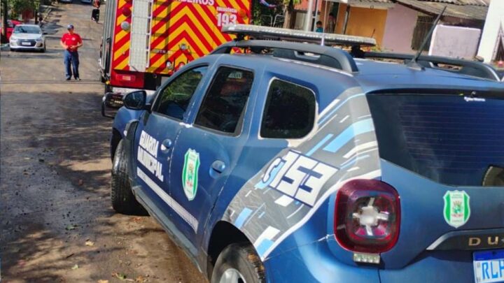 Temporal derruba árvores e causa destelhamentos em Chapecó